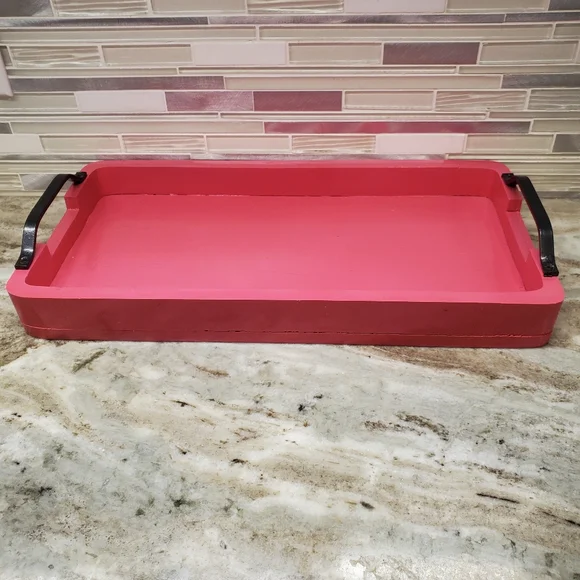 Beautiful Vintage Refurbished Serving Trey Hearth & Hand with Magnolia - Picture 11 of 11